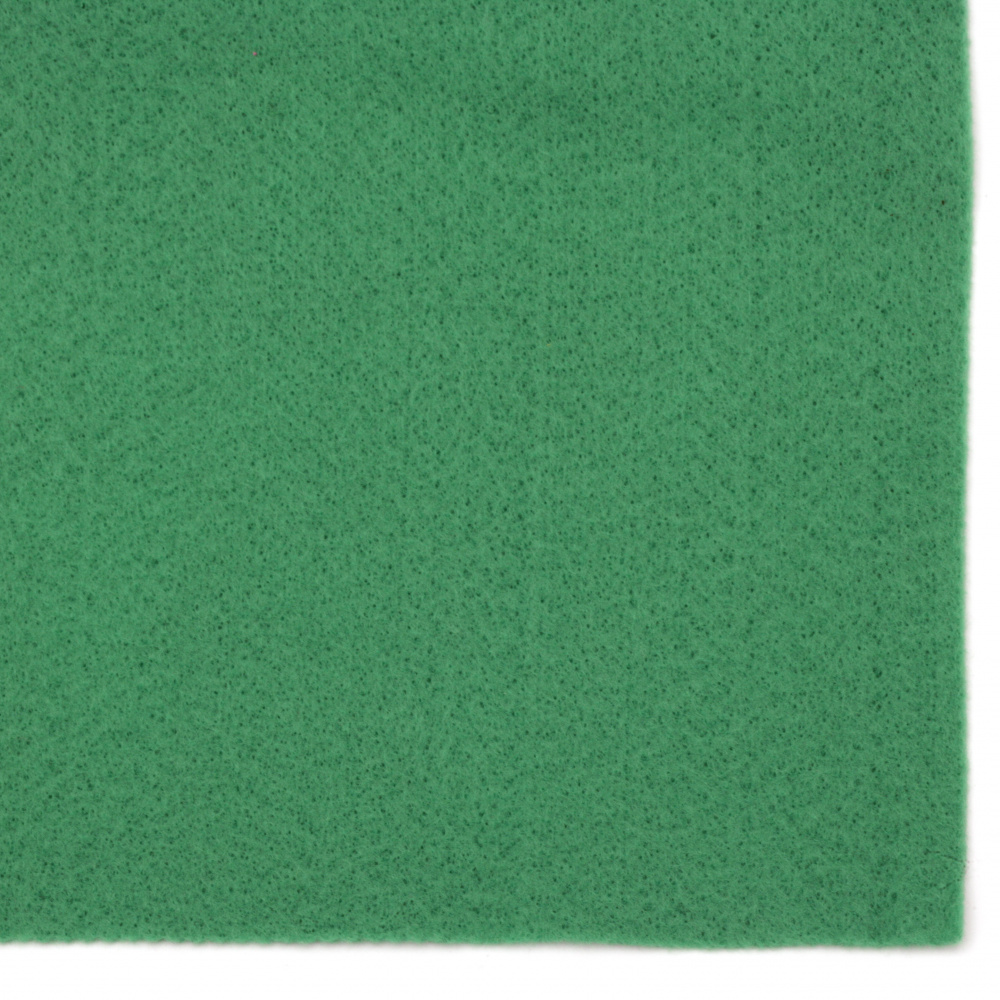 Soft Felt Fabric Sheet DIY Craftwork Decoration 1 mm A4 20x30 cm color green grassy -1 piece
