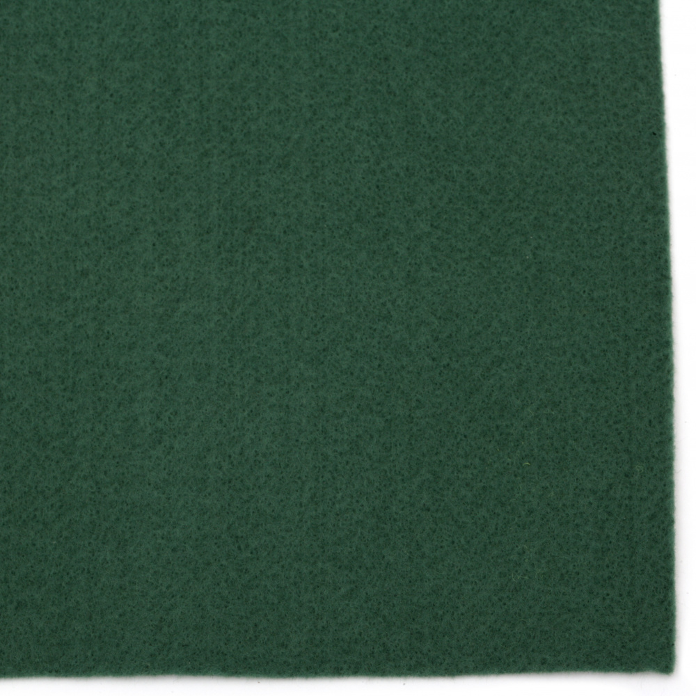 Pâslă moale 1 mm A4 20x30 cm culoare verde închis -1 bucată
