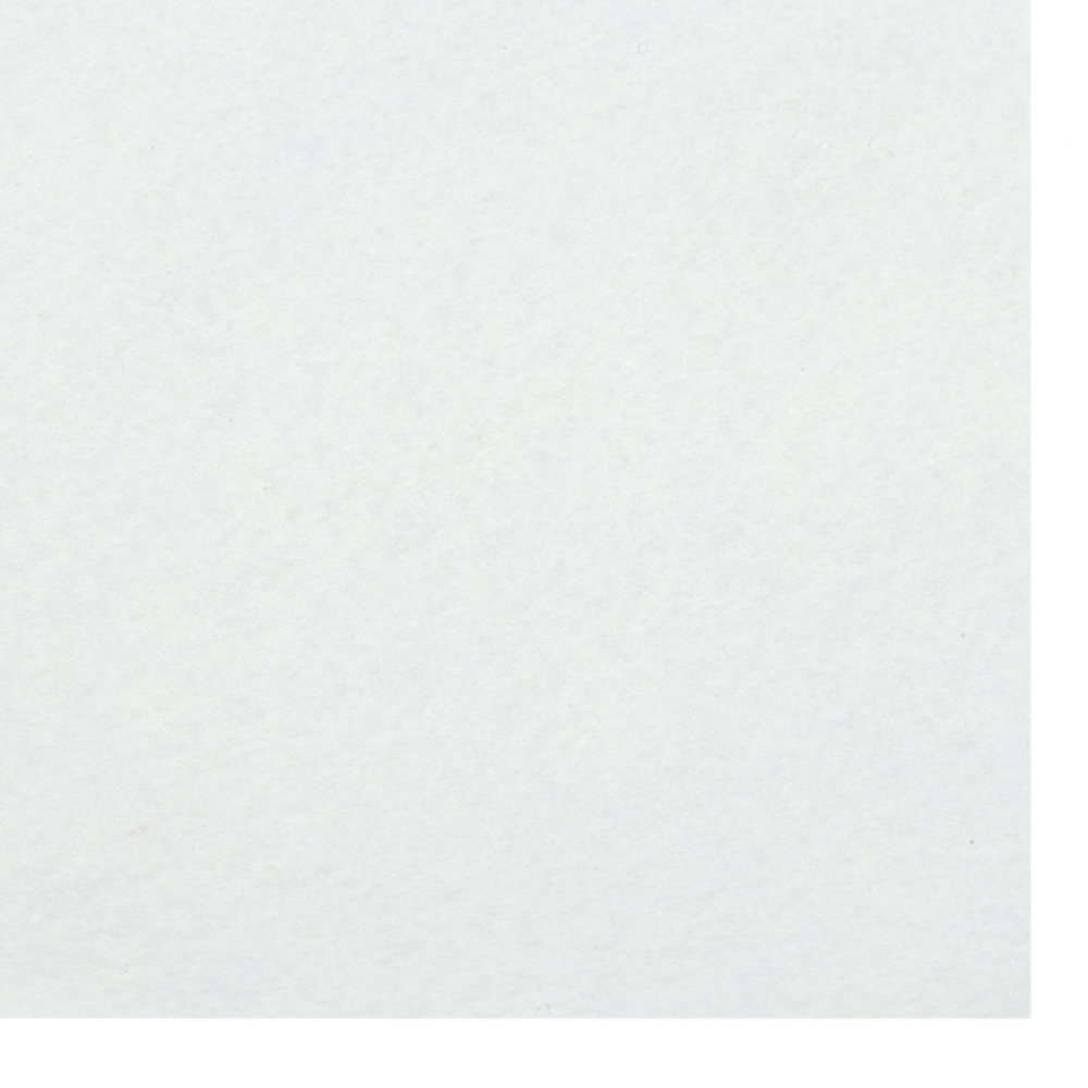 Φύλλο τσόχας μαλακό 2 mm A4 20x30 cm λευκό -1 τεμάχιο