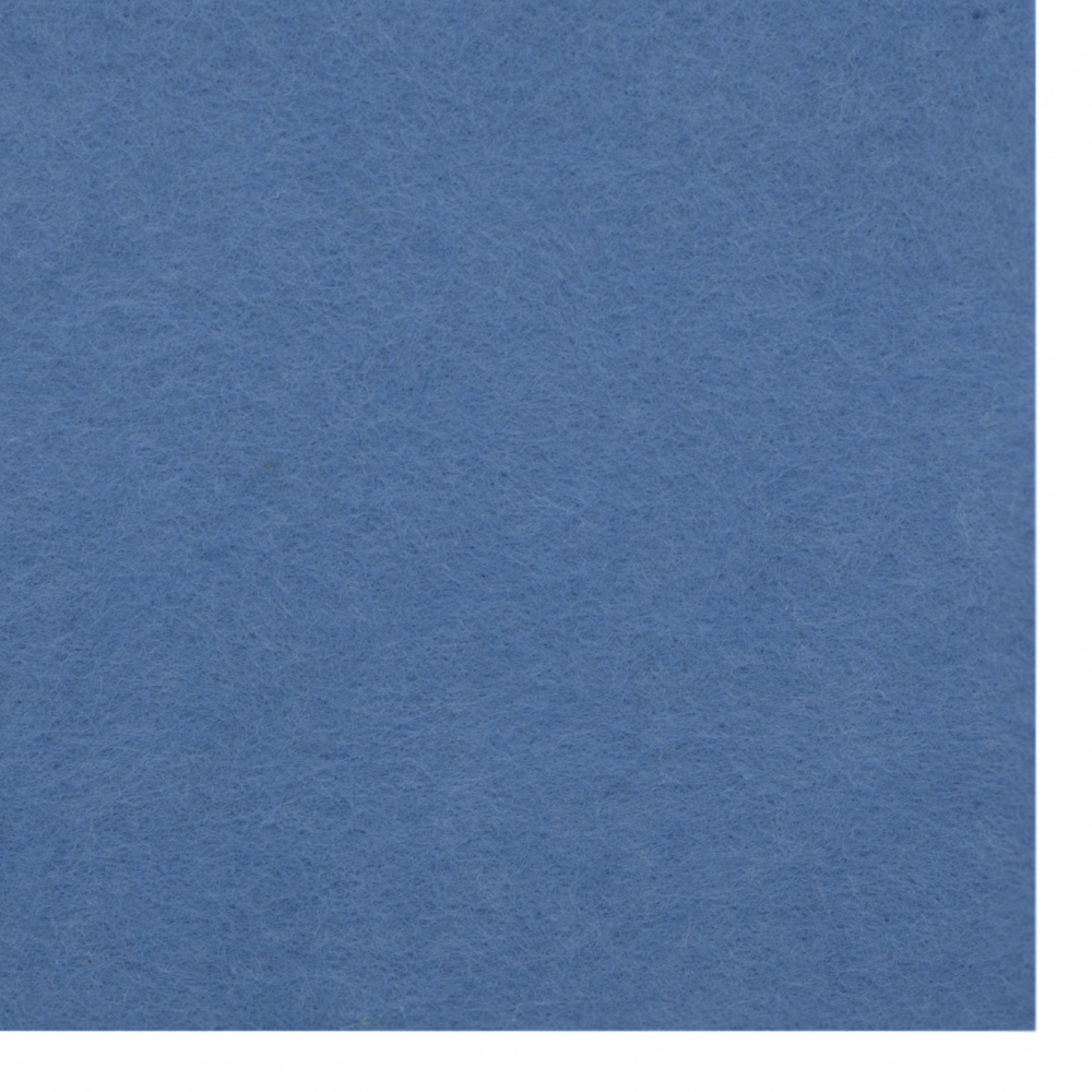 Soft Felt Fabric Sheet DIY Craftwork Decoration  2 mm A4 20x30 cm color blue -1 piece
