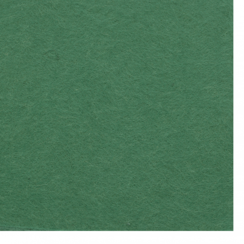 Soft Felt Fabric Sheet DIY Craftwork Decoration 2 mm A4 20x30 cm color green dark -1 piece