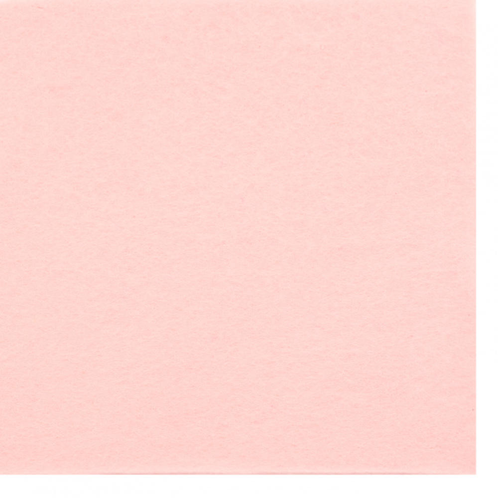 Pâslă moale 2 mm A4 20x30 cm culoare roz pal -1 bucată