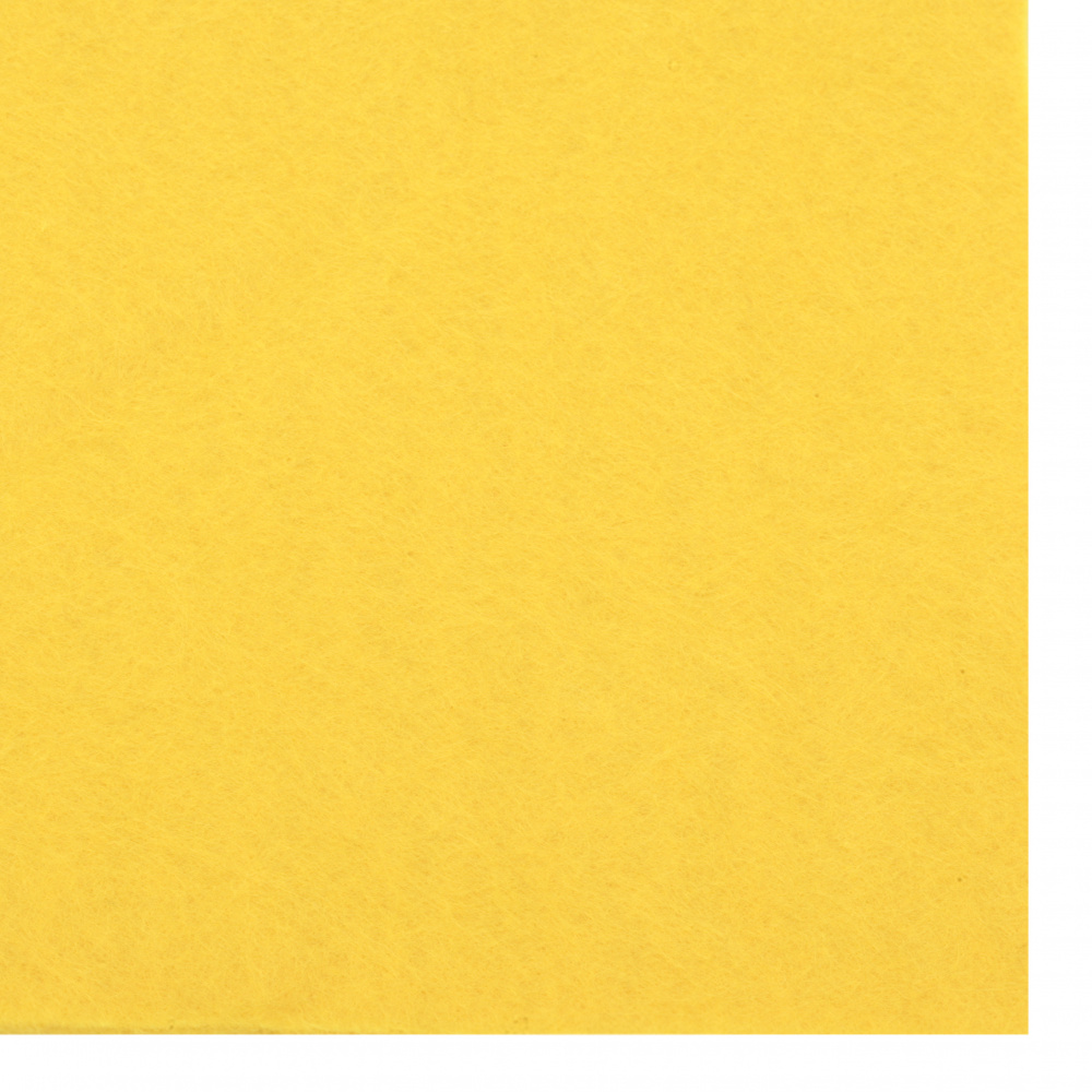 Pâslă moale 2 mm A4 20x30 cm culoare galben -1 bucată