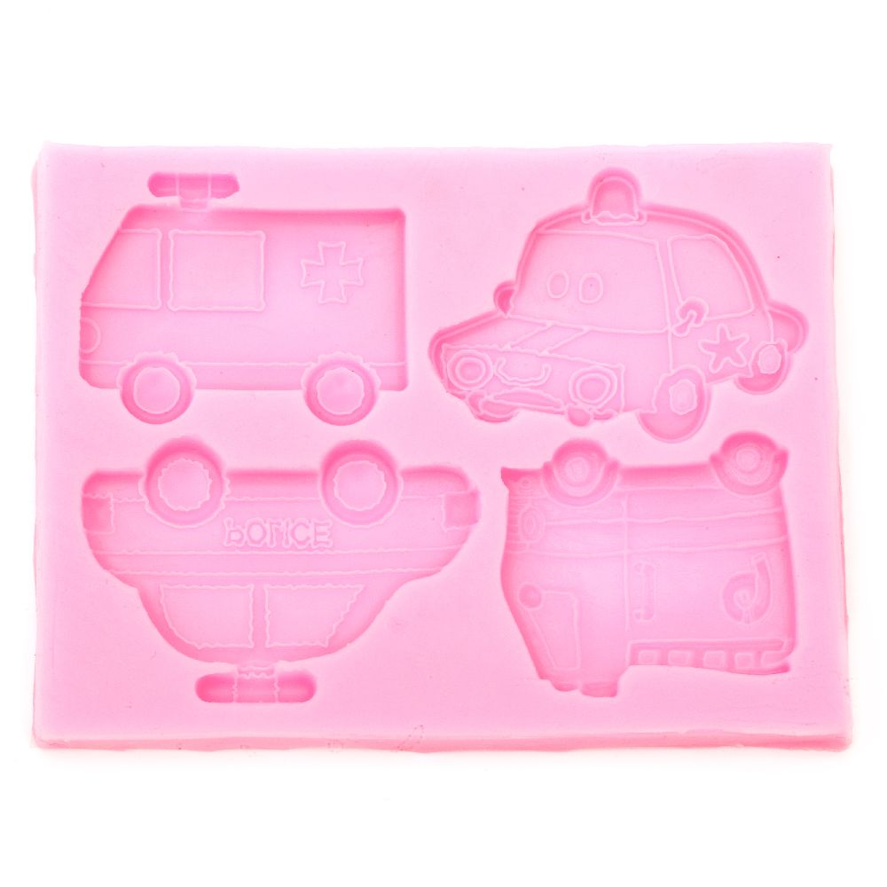 Silicone Mold Cars, 120x90x10 mm
