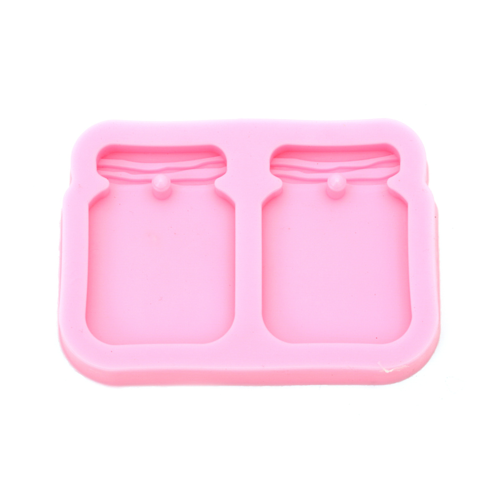 Silicone mold /mould/ 72x103x12 mm jars