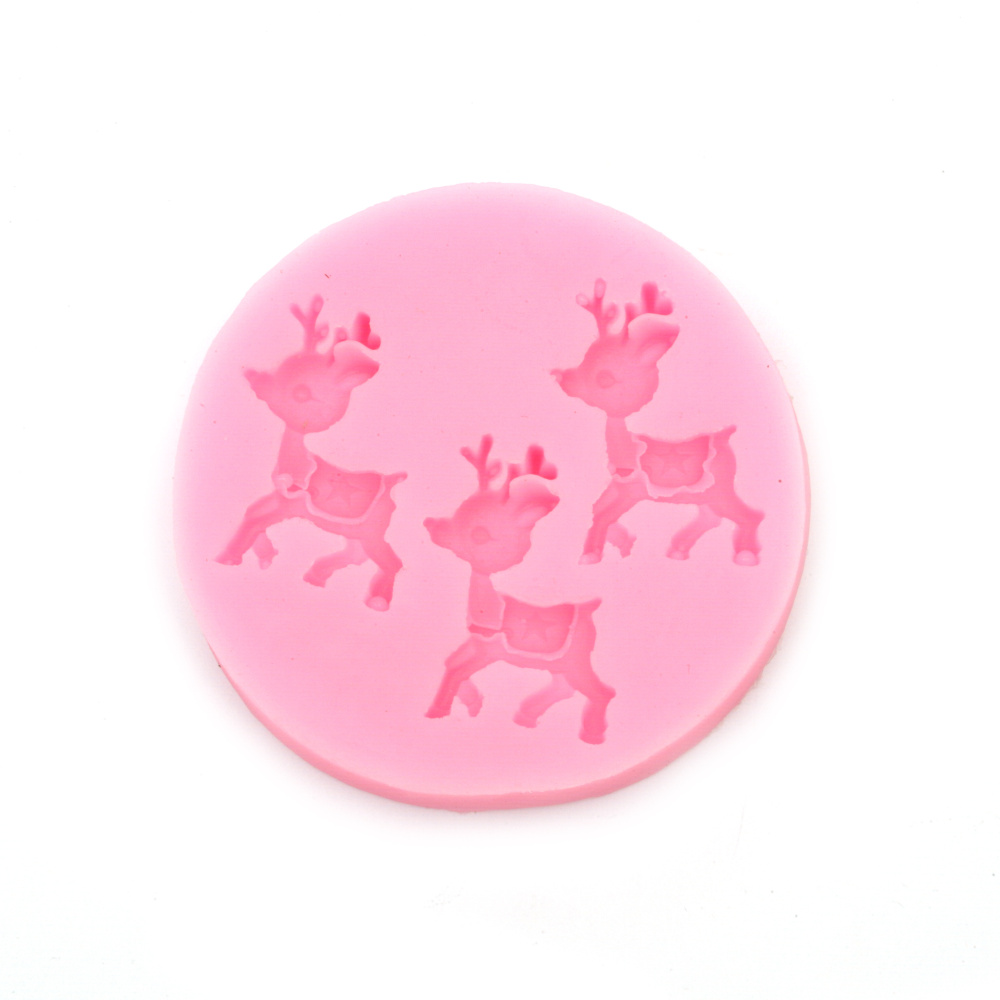 Silicone mold /mould/ 58x9 mm deer