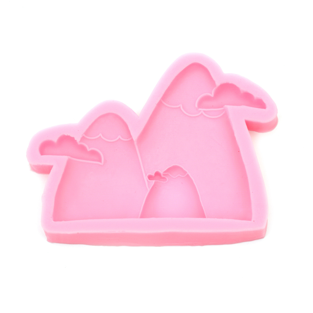 Silicone mold /shape/ 110x83x15 mm mountains