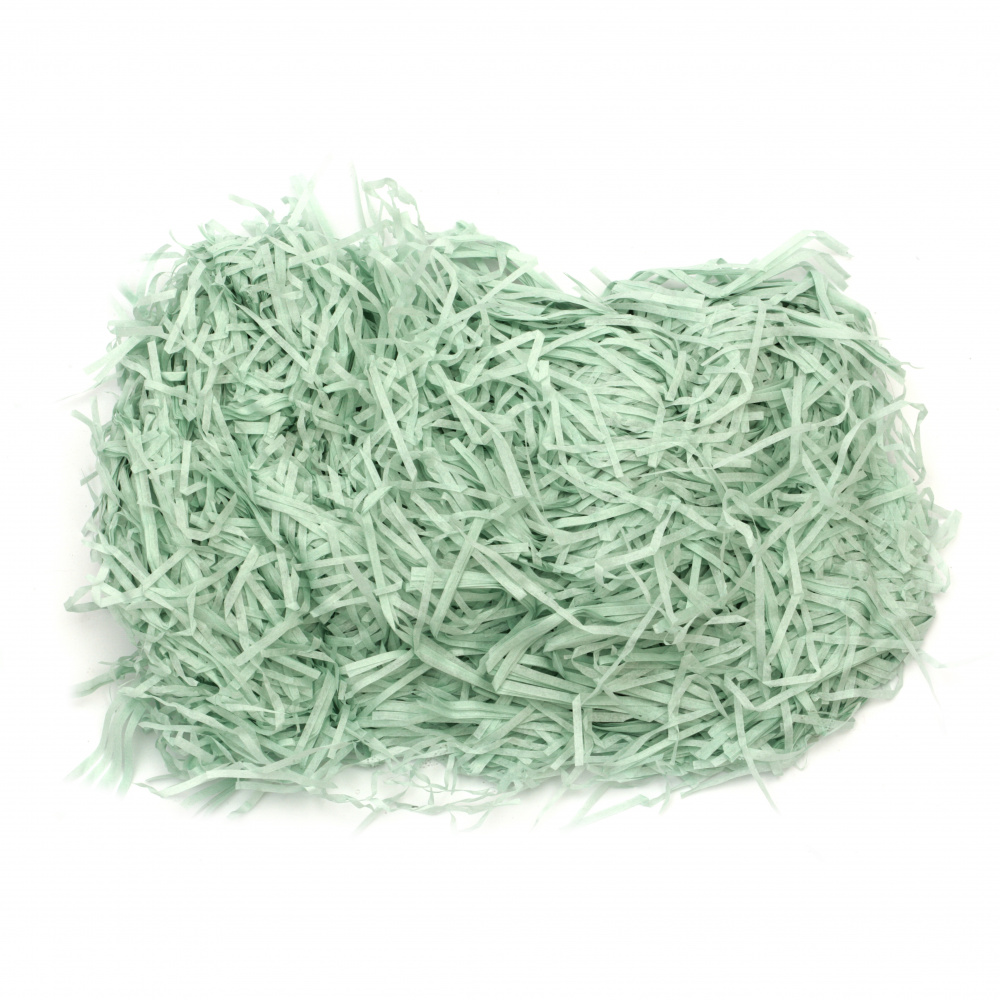 Mint-Colored Paper Grass - 50 grams