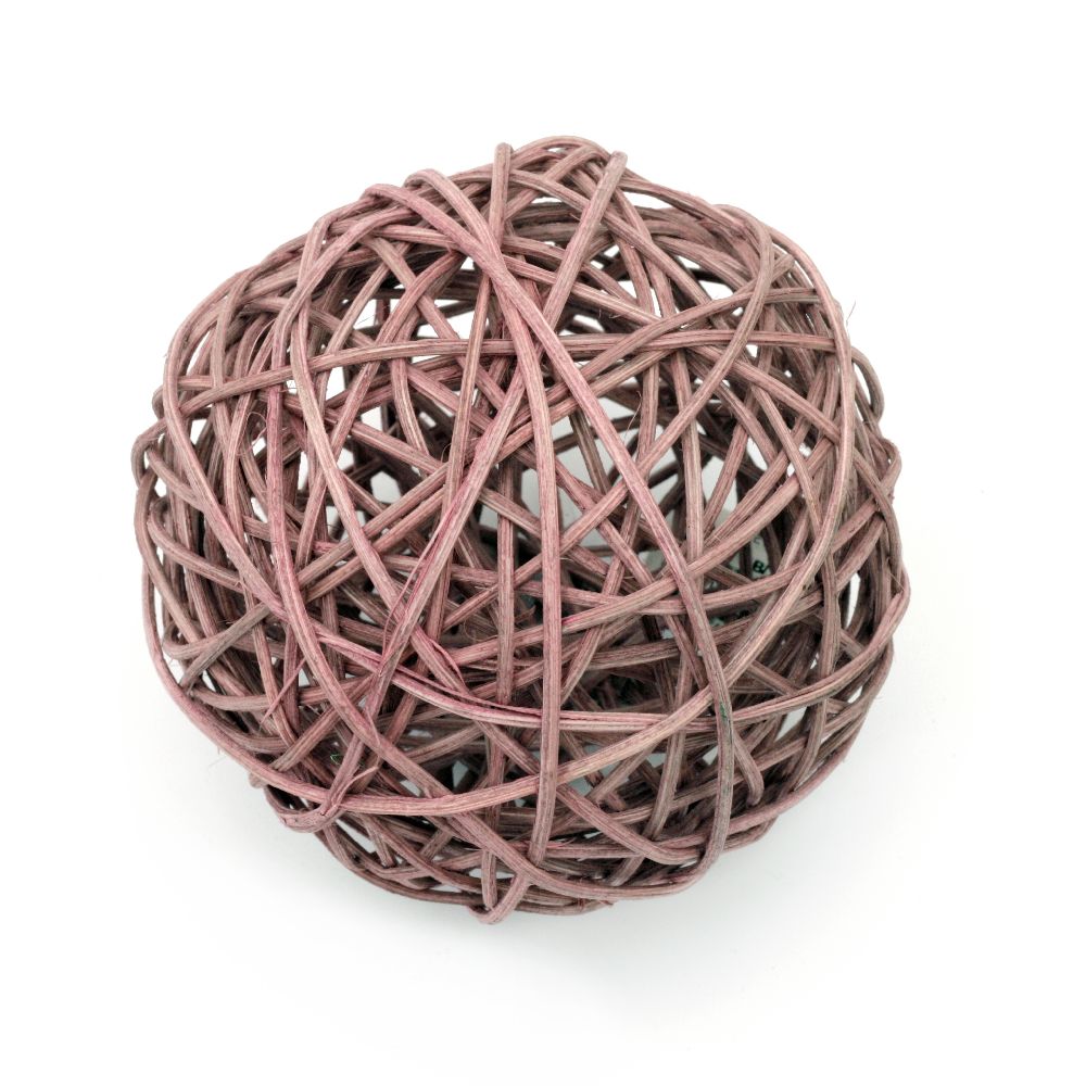 Rattan Ball, Wooden, Decoration, Craft Projects, DIY 100 mm lavender