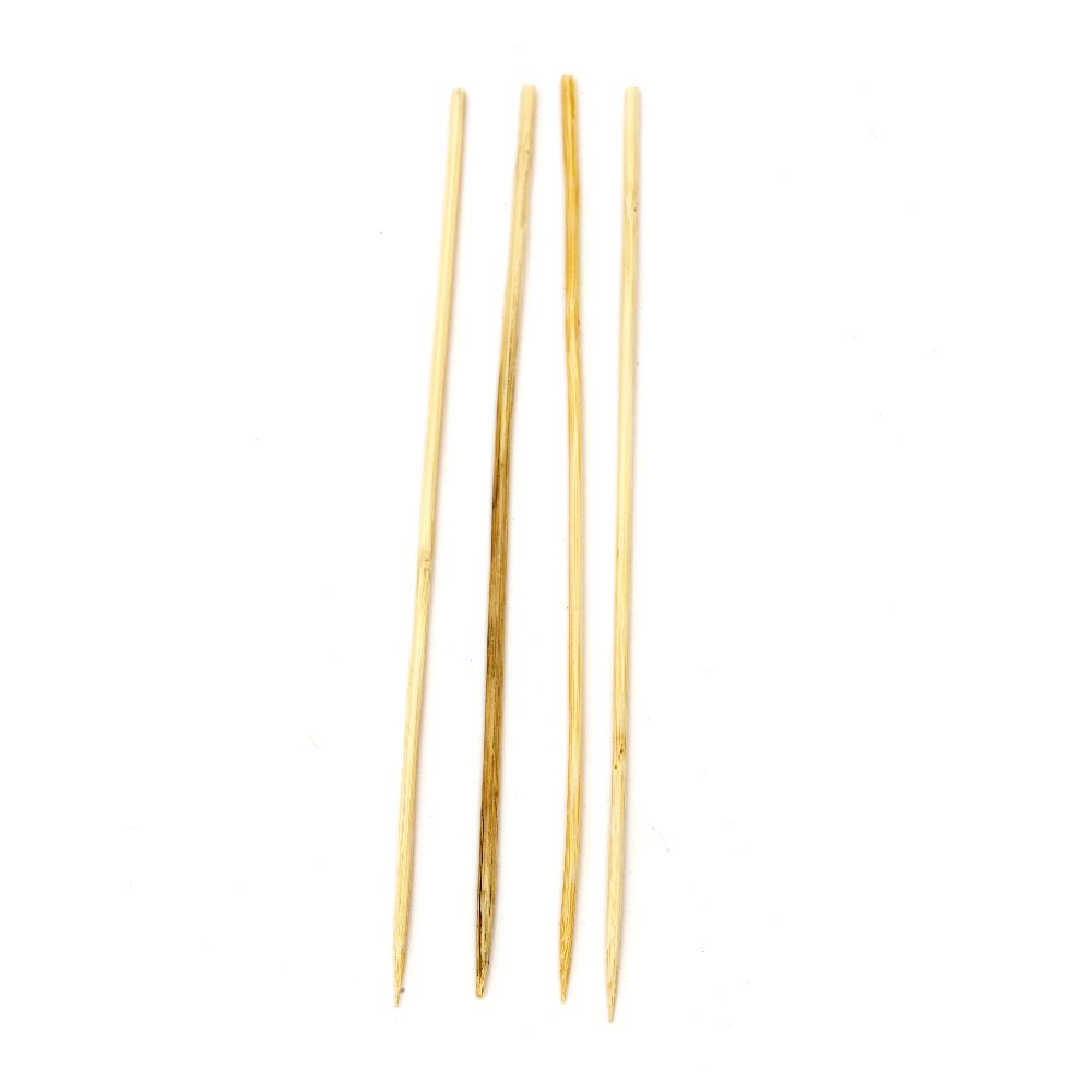 Bamboo sticks 200x3 mm ± 85 pieces