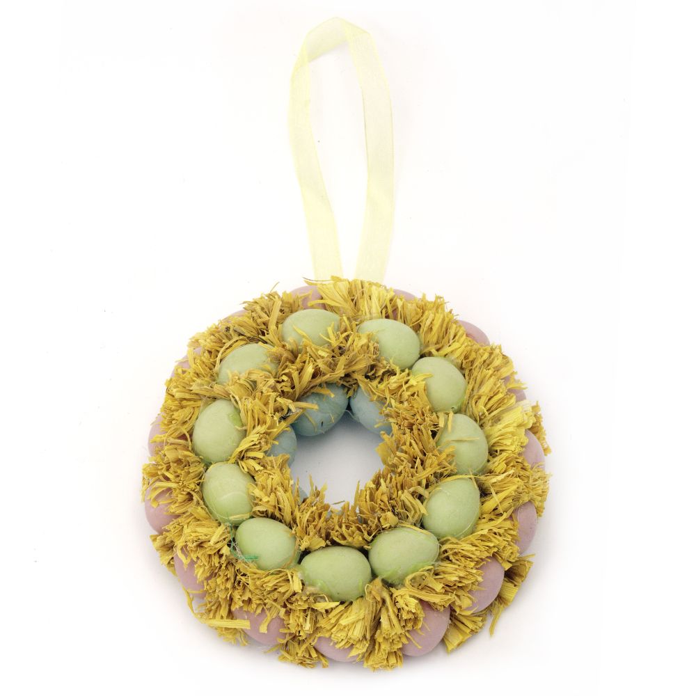 Easter wreath 130x30 mm for hanging