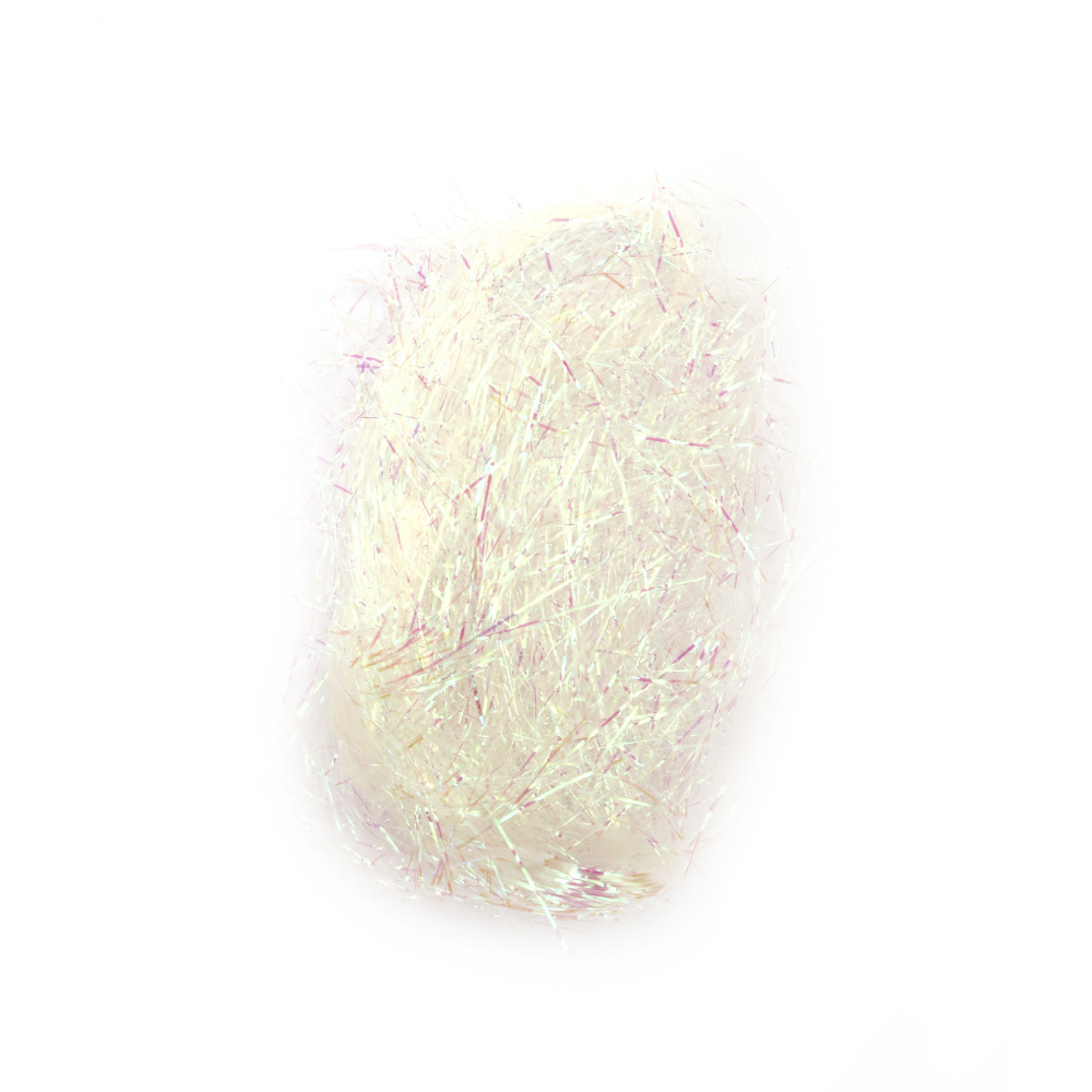 Angel hair white rainbow, approximately 10 grams