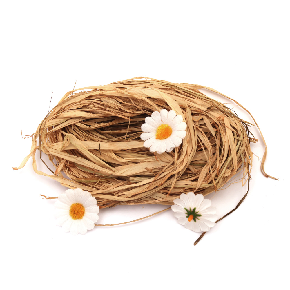 Natural Raffia with decoration - 35 grams