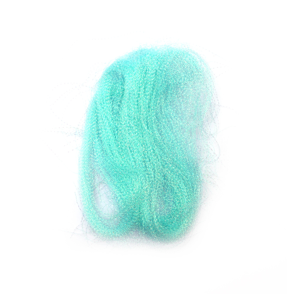 Twisted Angel Hair, Blue Light Rainbow ~ 10 grams