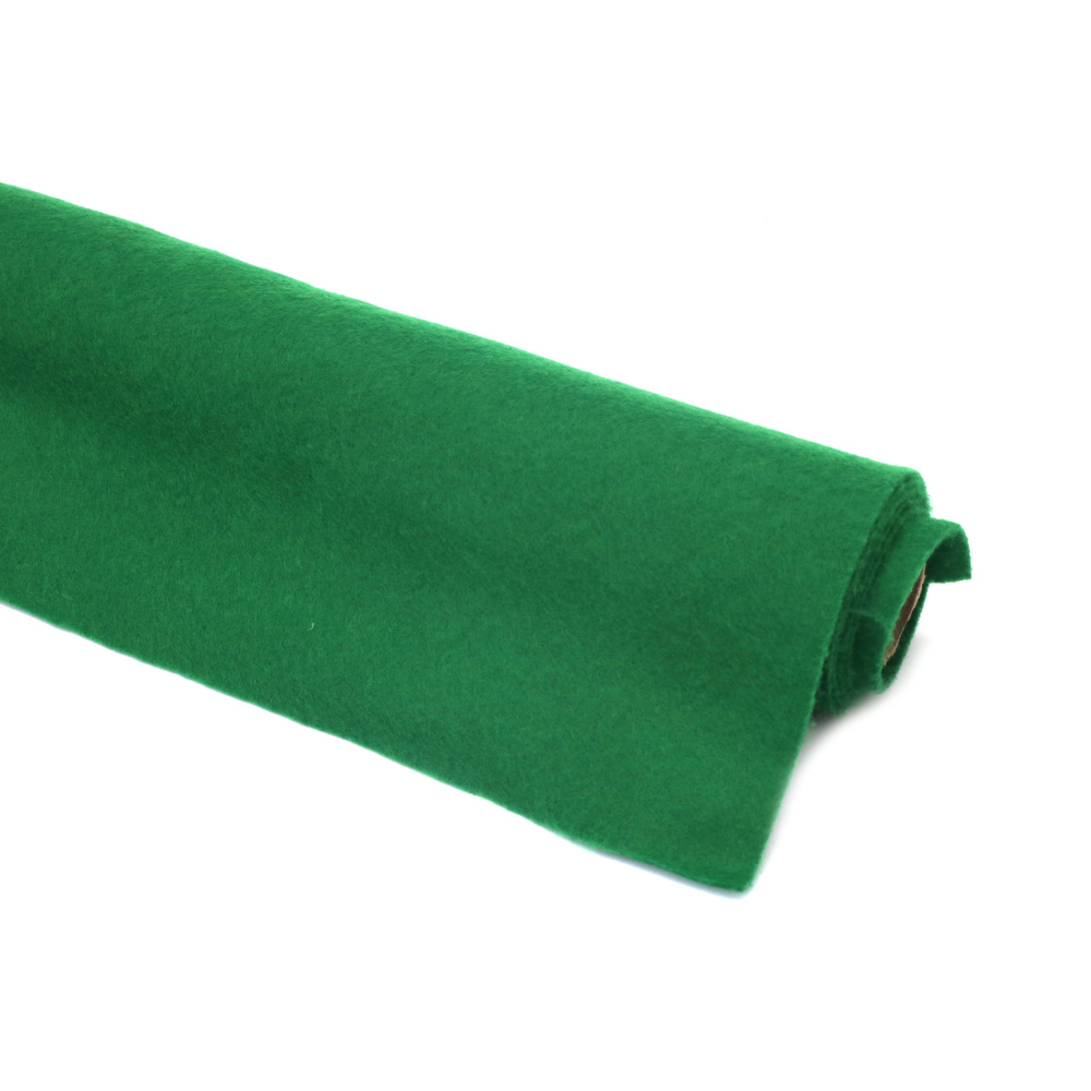 Soft Kraft Felt, 1.5 mm, 45 cm, 180-200 gsm, Green - 1 Meter