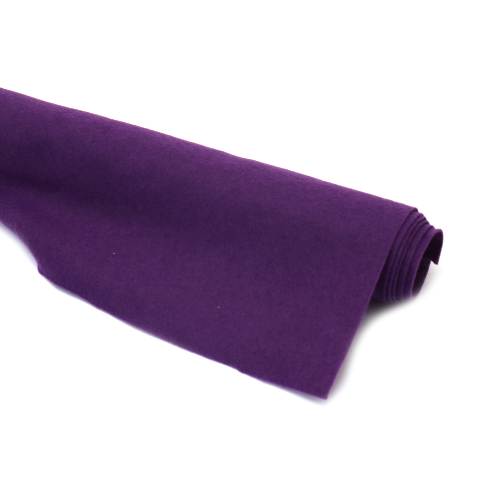 Soft Kraft Felt, 1.5 mm, 45 cm, 180-200 gsm, Dark Purple - 1 Meter