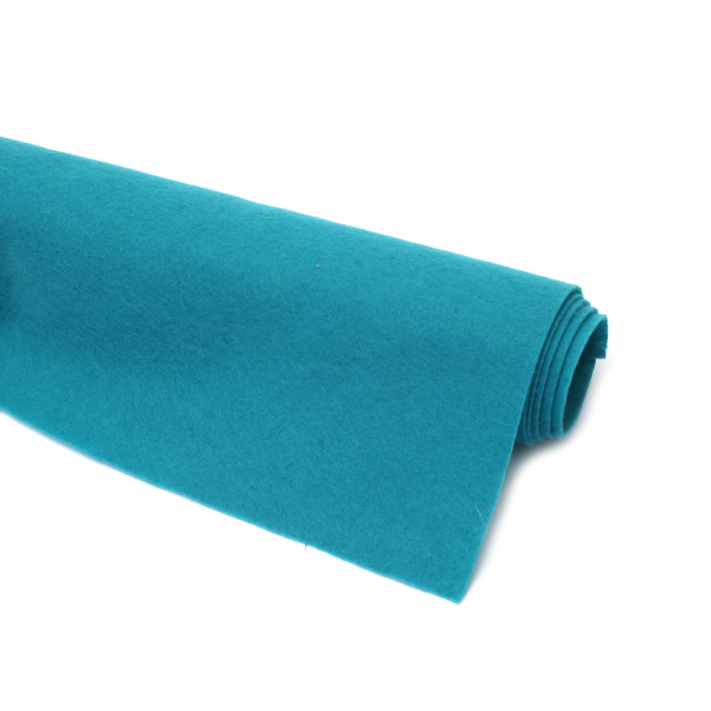 Soft Kraft Felt, 1.5 mm, 45 cm, 180-200 gsm, Blue - 1 Meter