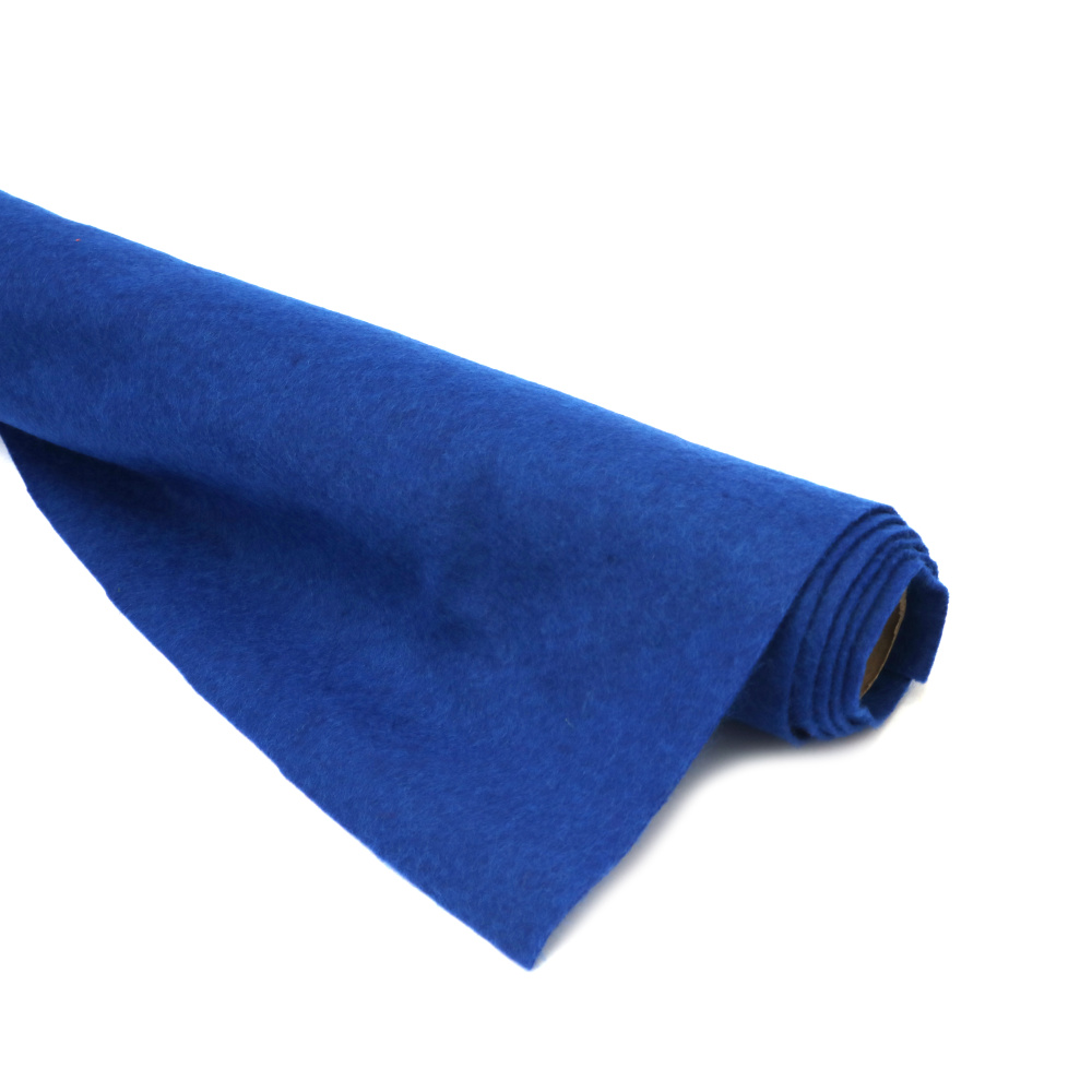 Soft Kraft Felt, 1.5 mm, 45 cm, 180-200 gsm, Dark Blue - 1 Meter