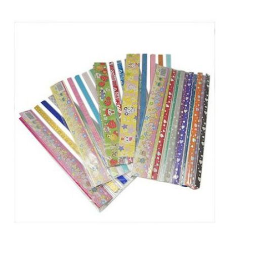 Paper strips for decoration and origami 260 x 12 mm