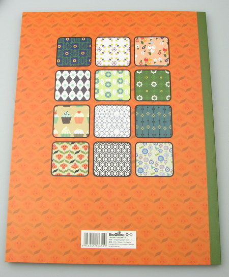 Designer paper for scrapbooking book (22.5x30.4 cm) 24 sheets x 46.5x31 cm