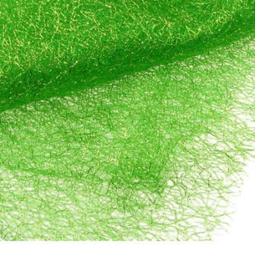 Spider Web Net with Gold Thread Decoration DIY Crafts Party Halloween 80x170 cm green