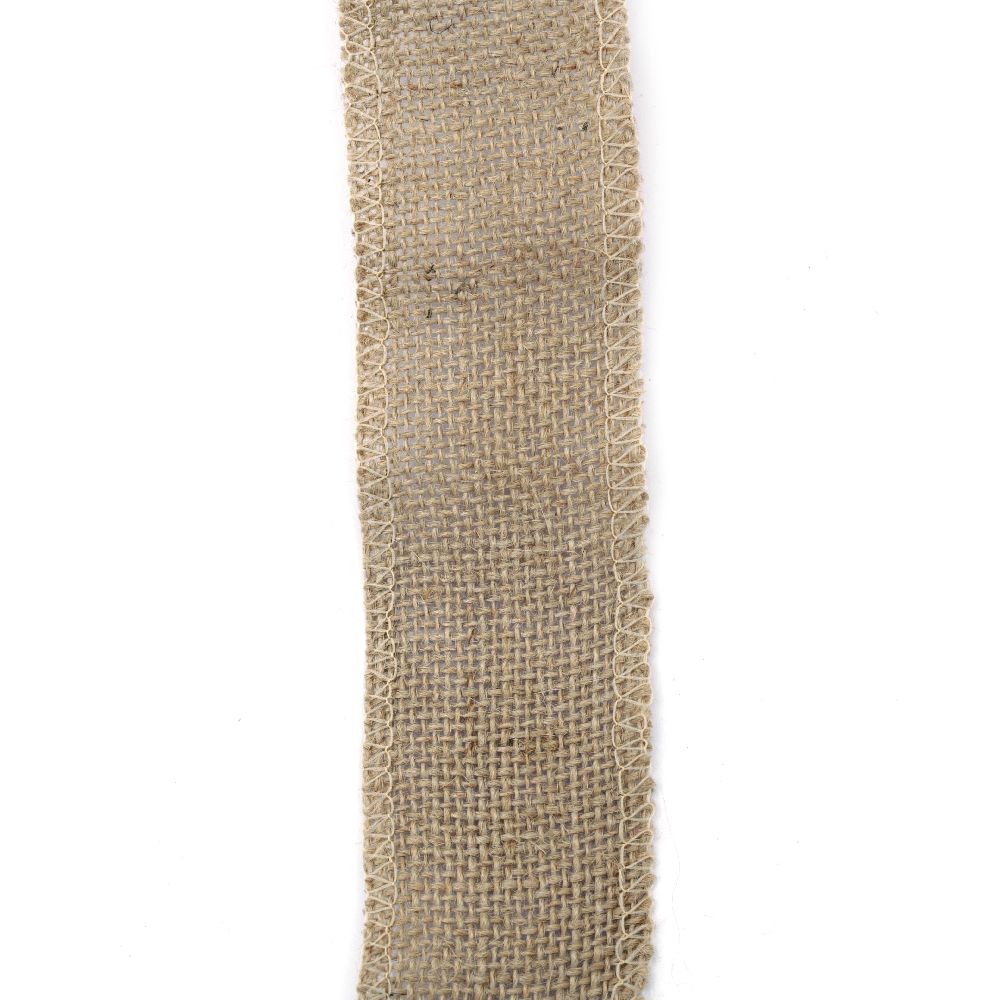 Base for Application: Hemp Fabric Ribbon, 5x300 cm