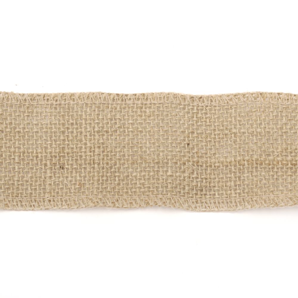 Base for Application: Hemp Fabric Ribbon, 6x200 cm