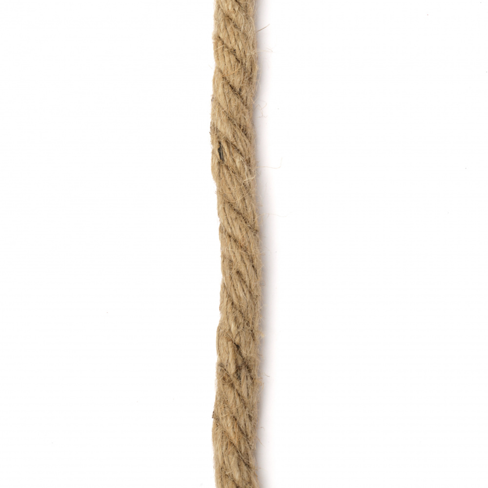 Конопено въже за декорация 10 мм -5 метра
