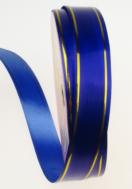 Лента панделка 16 мм синя тъмна -9 метра