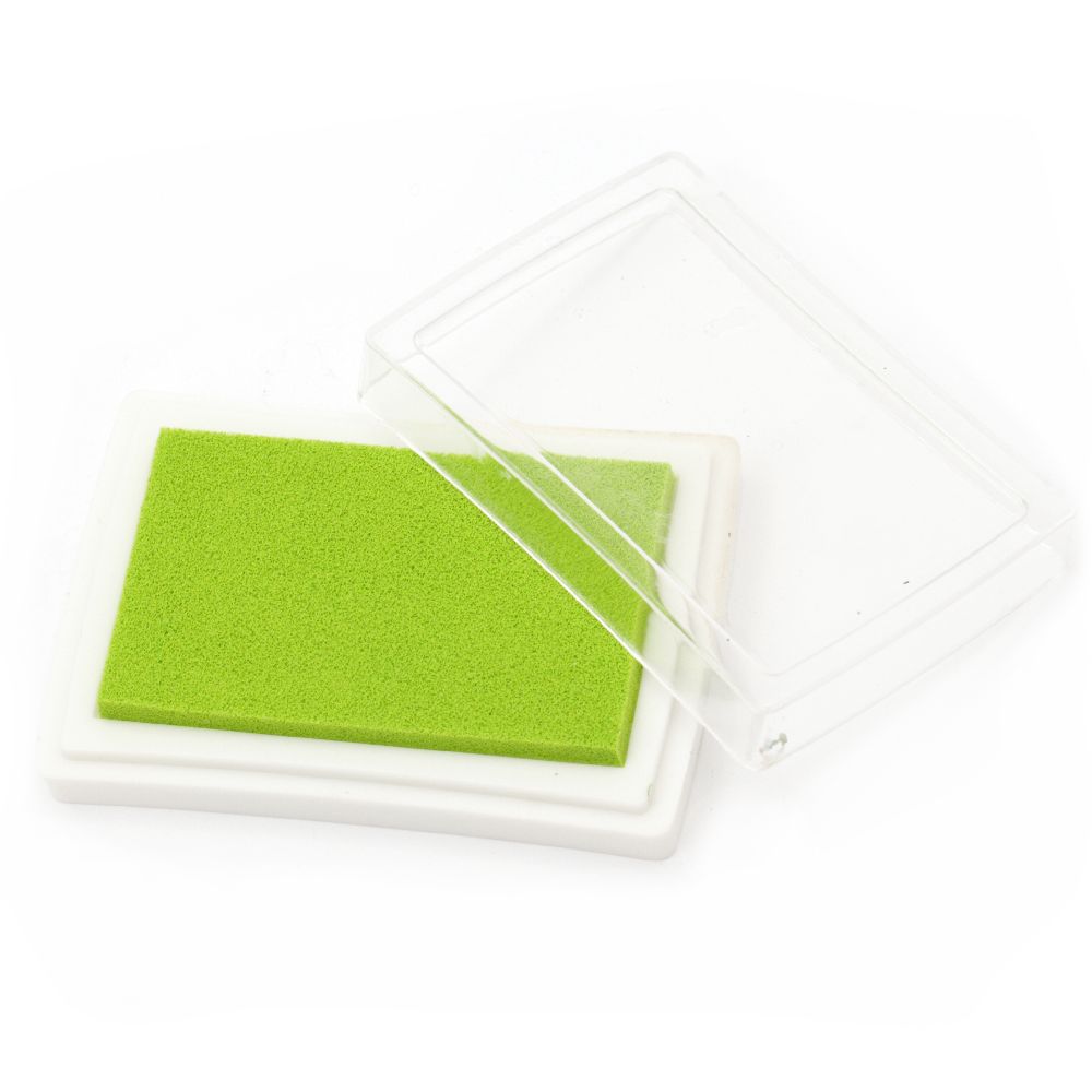 Pigment Ink Pad, Light Green Color, 6x3.8 cm