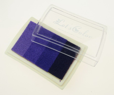 Pigment ink pad 6x3.8 cm - 4  purple color