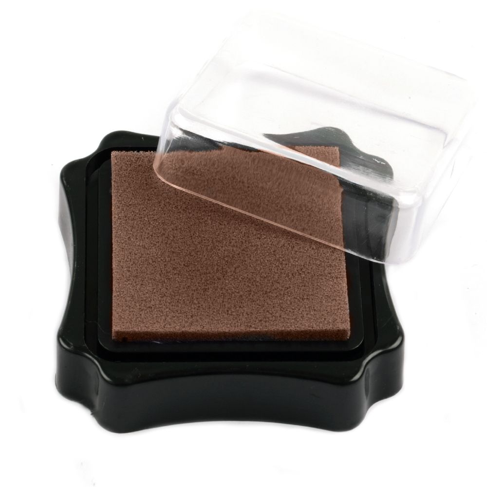 Brown Pigment Ink Pad for CRAFT Art / 6x3.8 cm