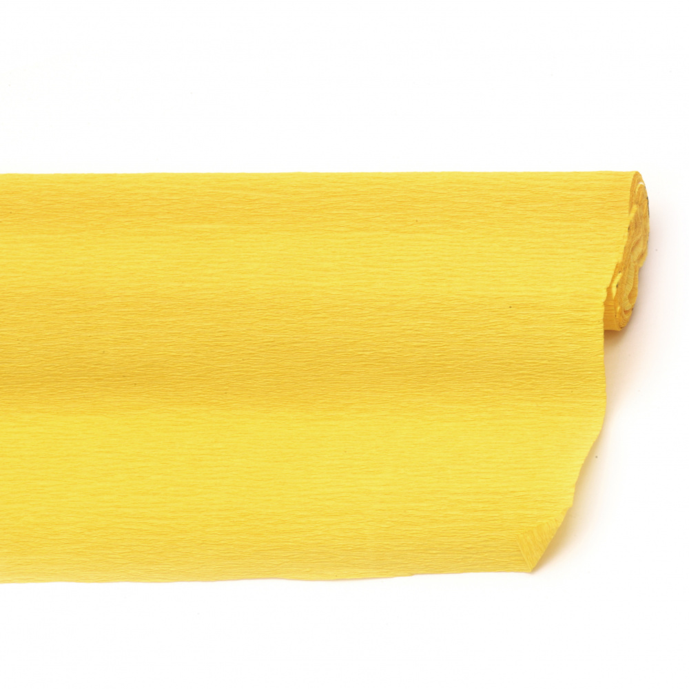Crepe Paper Fold Yellow 50x230 cm 