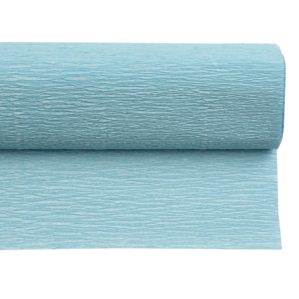 Crepe Paper Fold Blue 50x230 cm 