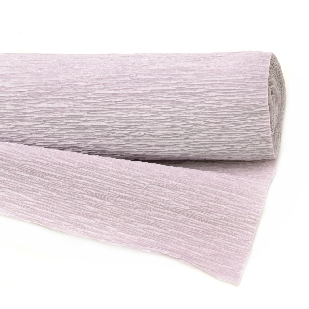 Crepe Paper for Decoration 50x230 cm purple pale