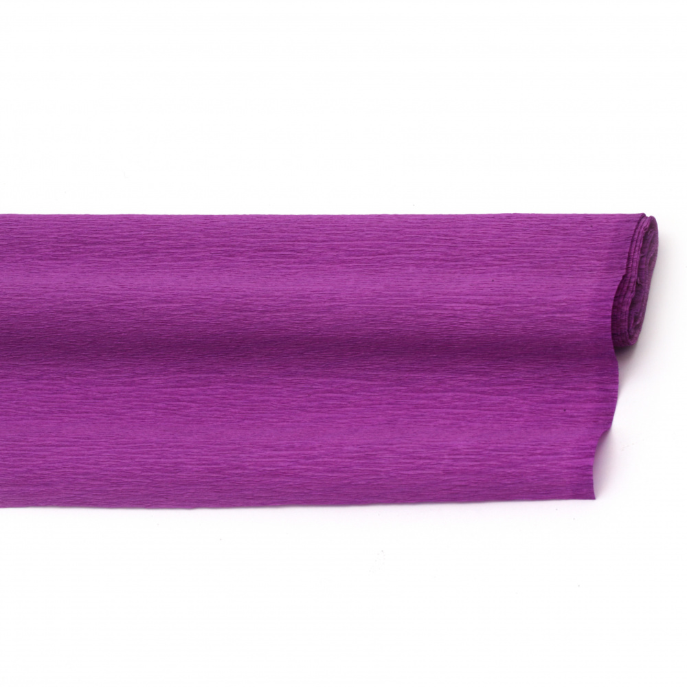 Crepe Paper for Decoration  50x230 cm purple saturated