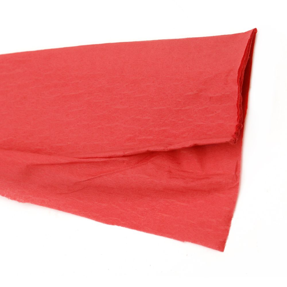 DIY Crepe paper fine 50x100 cm red
