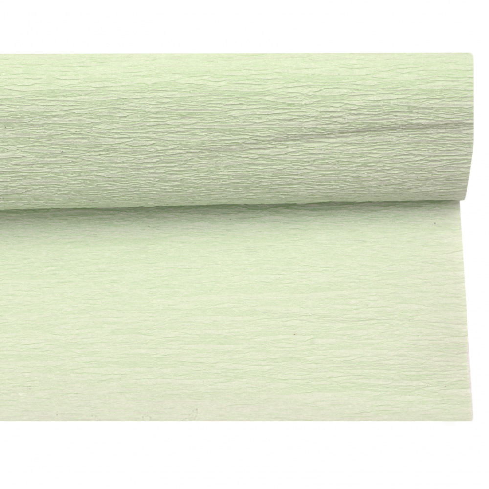 Crepe Paper for Decoration 50x230 cm green pale