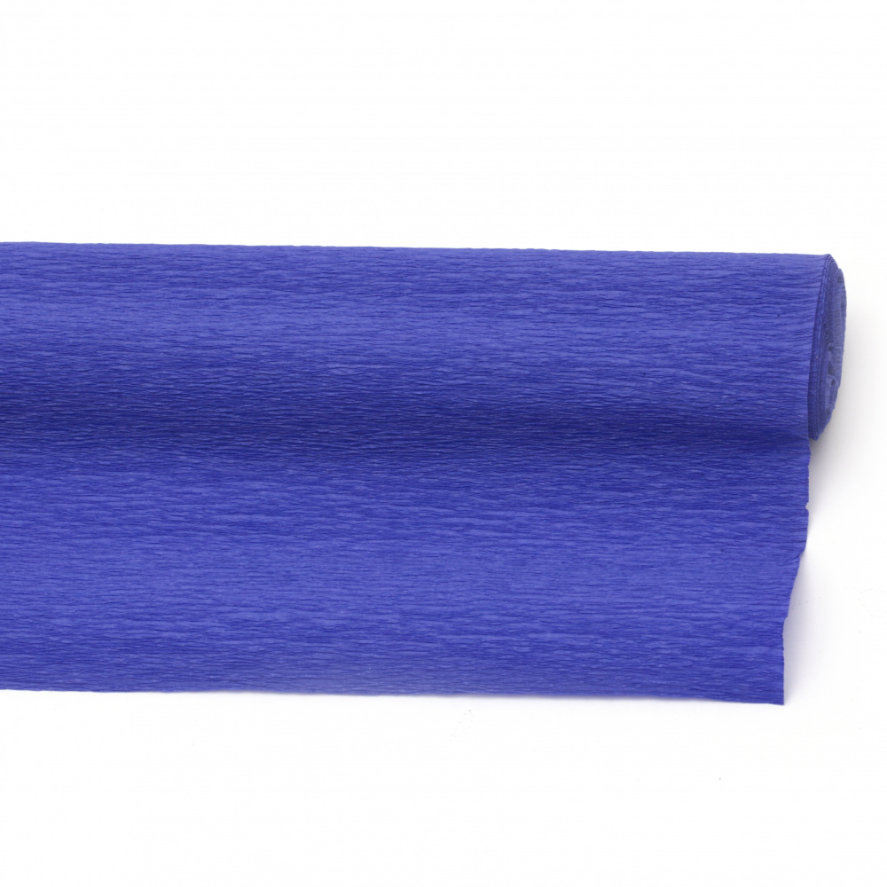 Crepe Paper, 50x230 cm, Royal Blue