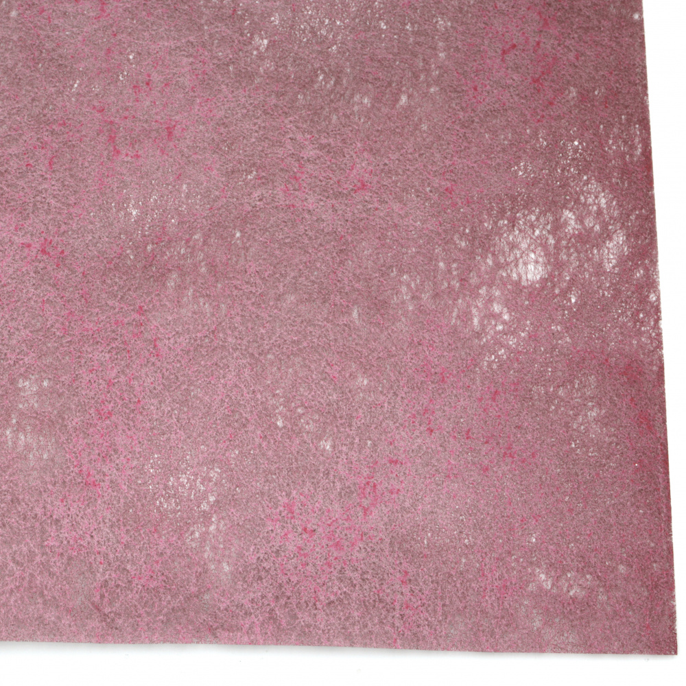 Текстилна хартия за опаковане физелин 60x60 см цвят бордо