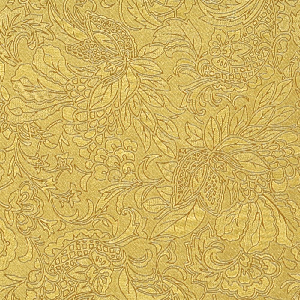 Wrapping Paper, 700x500 mm, Double-Sided, Silver and Gold Ornaments Design
