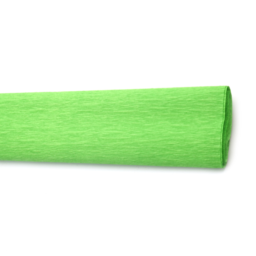 Crepe Paper, 50x230 cm, Light Green