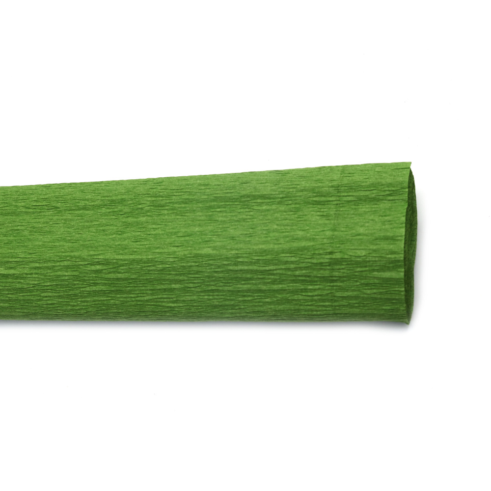 Hârtie creponată 50x230 cm verde măsline deschis