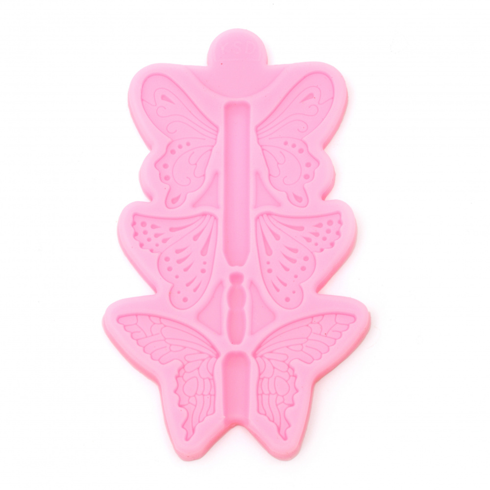 Silicone mold / shape / 78x130x9 mm butterfly
