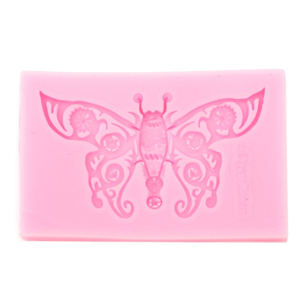Silicone mold / shape / 78x50x7 mm butterfly