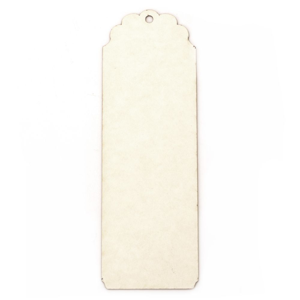 Plain Chipboard Bookmark for Decoration / 5x15 cm