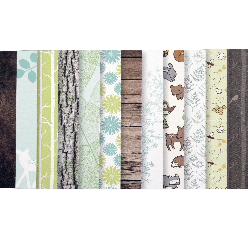 Hârtie de scrapbooking de designer 6 inch (15,2x15,2 cm) 12 modele x 3 foi