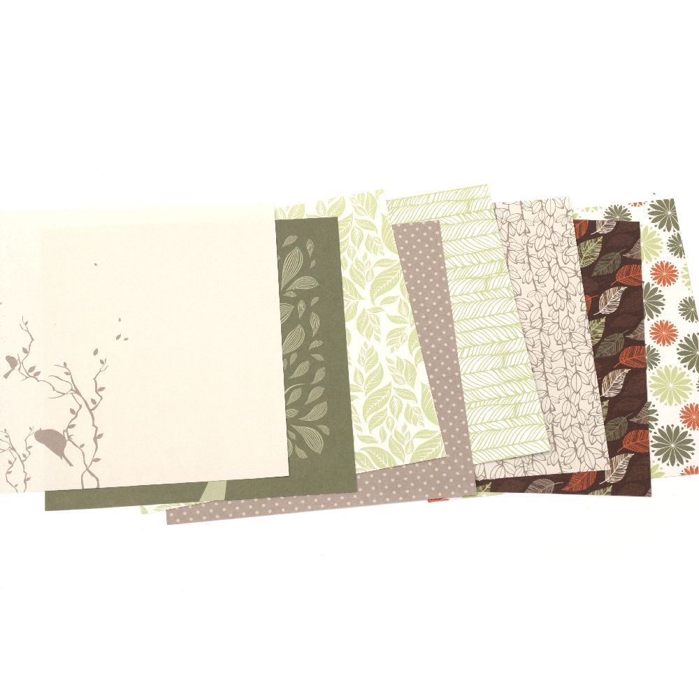Hârtie de scrapbooking de designer 6 inch (15,2x15,2 cm) 12 modele x 2 foi  