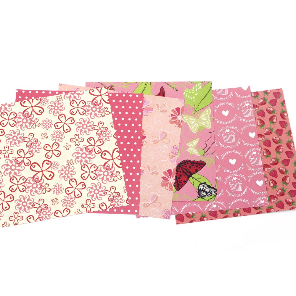 Hârtie de scrapbooking de designer 6 inch (15,2x15,2 cm) 12 modele x 2 foi  