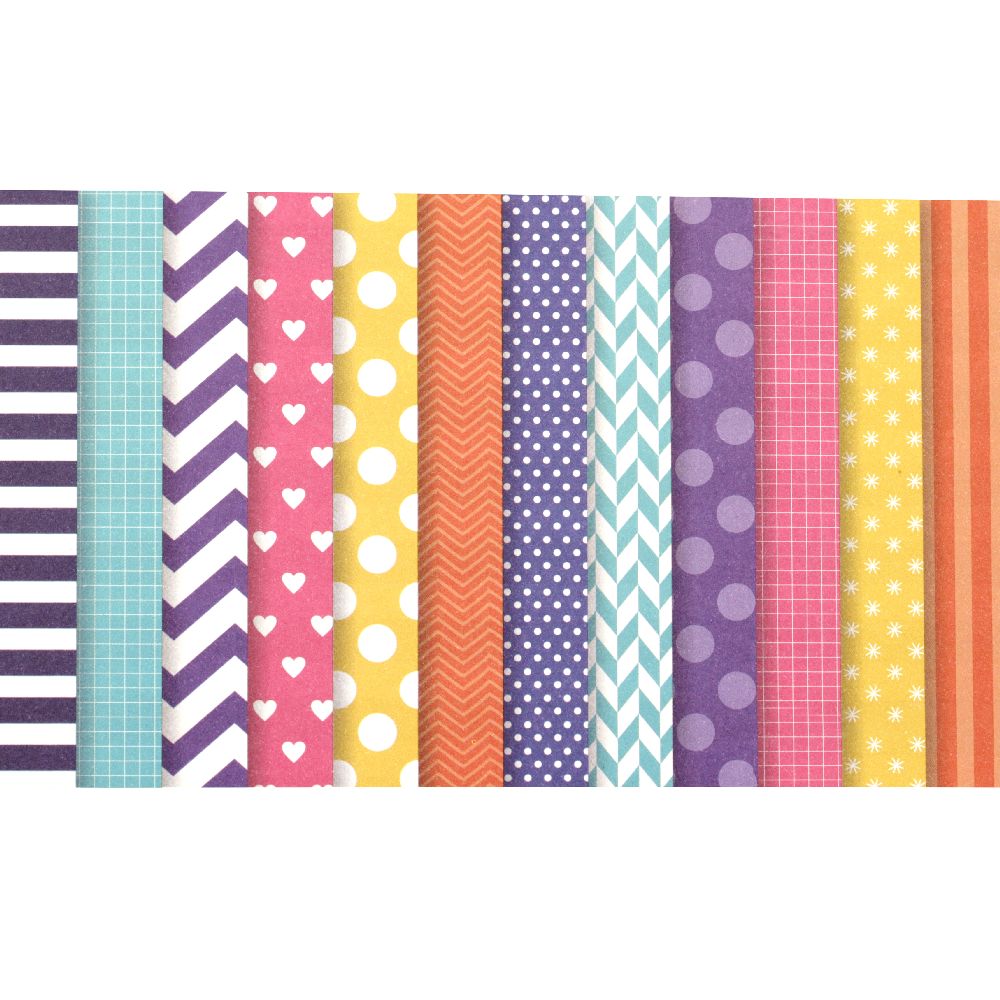 Hârtie de scrapbooking de designer 6 inch (15,2x15,2 cm) 12 modele x 3 foi 